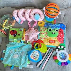 Baby Sensory Soft Toy Spoon Book Bundle Like New